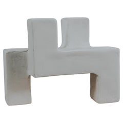 X Kerzenständer aus Gips und Fiberglas von Brent Warr Studios