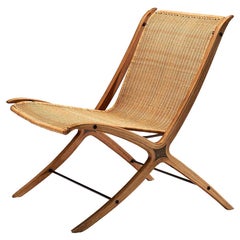 Antique “X-Chair” by Peter Hvidt & Orla Mølgaard-Nielsen for Fritz Hansen, Denmark, 1959