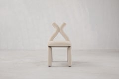 X Chair, Graphic Velvet Dining Chair