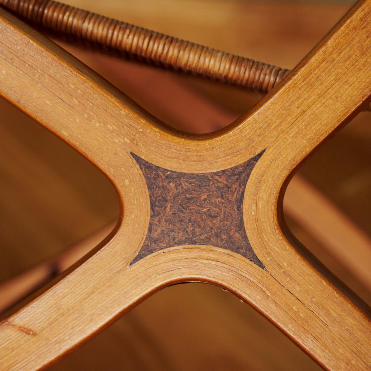 Danish X Chair in Teak by P. Hvidt & O. Mølgaard-Nielsen For Sale