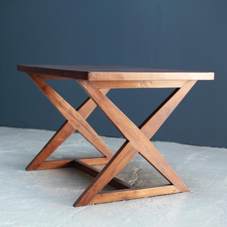 Woodwork X-Desk by Pierre Jeanneret