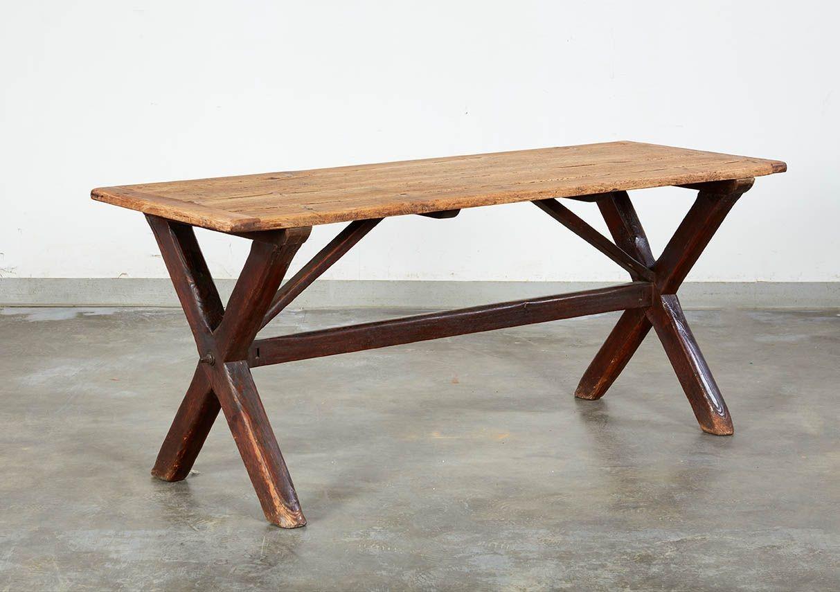 Pin Table de pub à cadre en X en vente