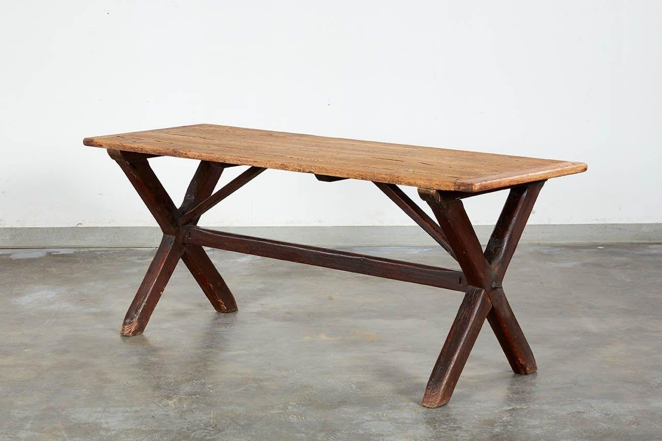 Table de pub à cadre en X en vente 2