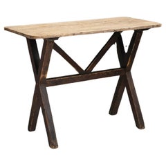 X-Frame Tavern Table, England circa 1850