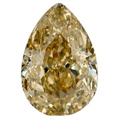 Diamante giallo naturale certificato dal GIA