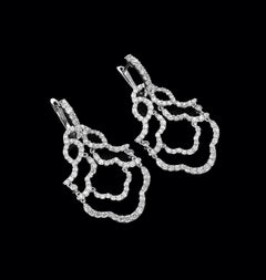 X Ink Orchid Diamond Earings