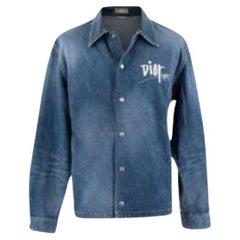 x Kenny Scharf Denim Wash Worldwide Overshirt