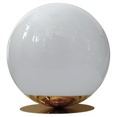 Lampadaire X-Large 60cm (24") - verre opalin et laiton