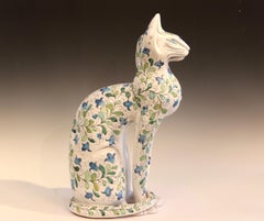 X Large Italian Pottery Raymor Cat Pugi MCM Vintage Animal Figure 21"