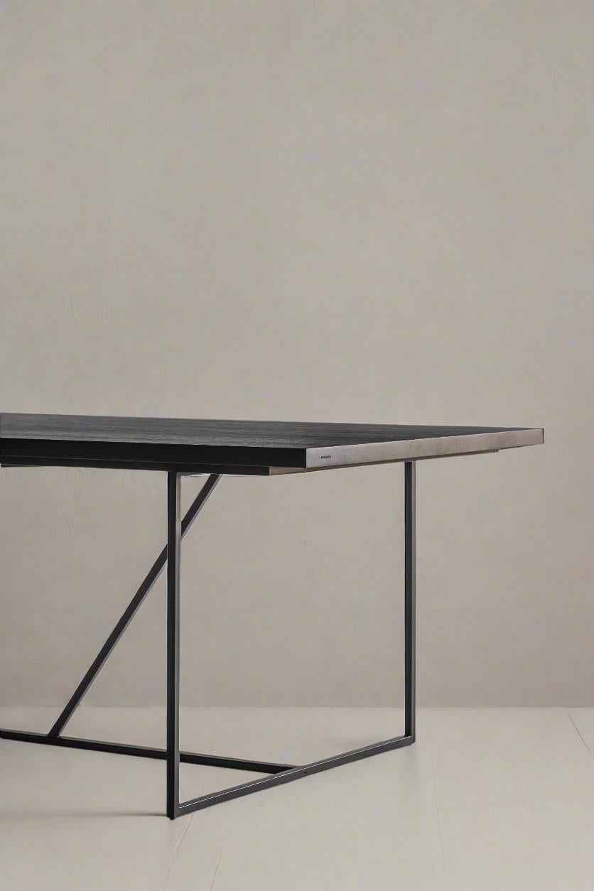 X-Large Modern Belgian Oak Top Table For Sale 5