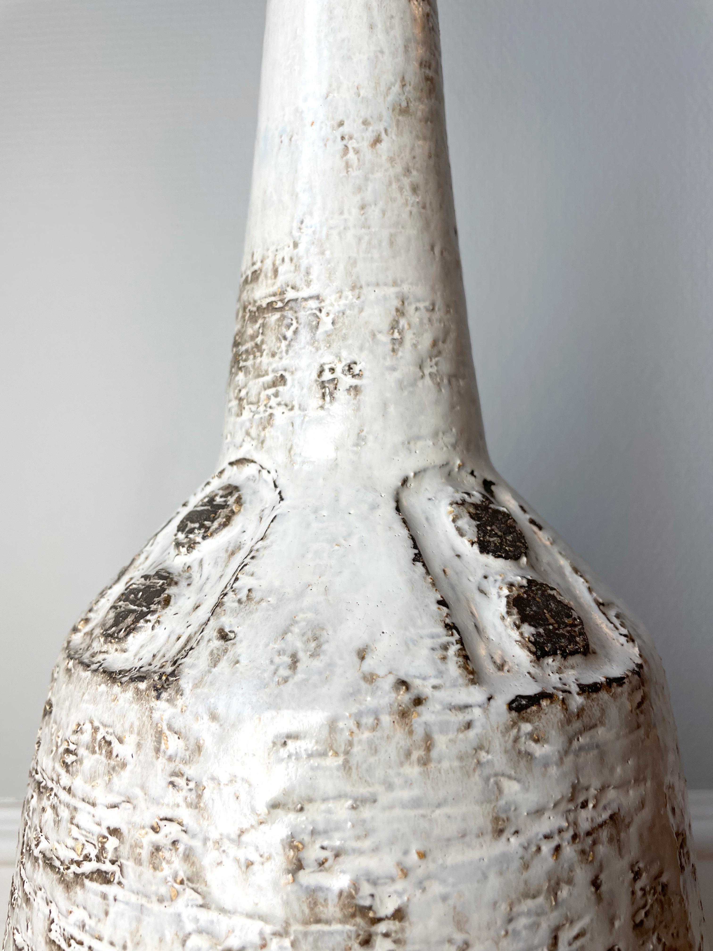 Große handgefertigte Stehlampe aus Keramik von Sejer Keramik, 1960er Jahre im Angebot 5