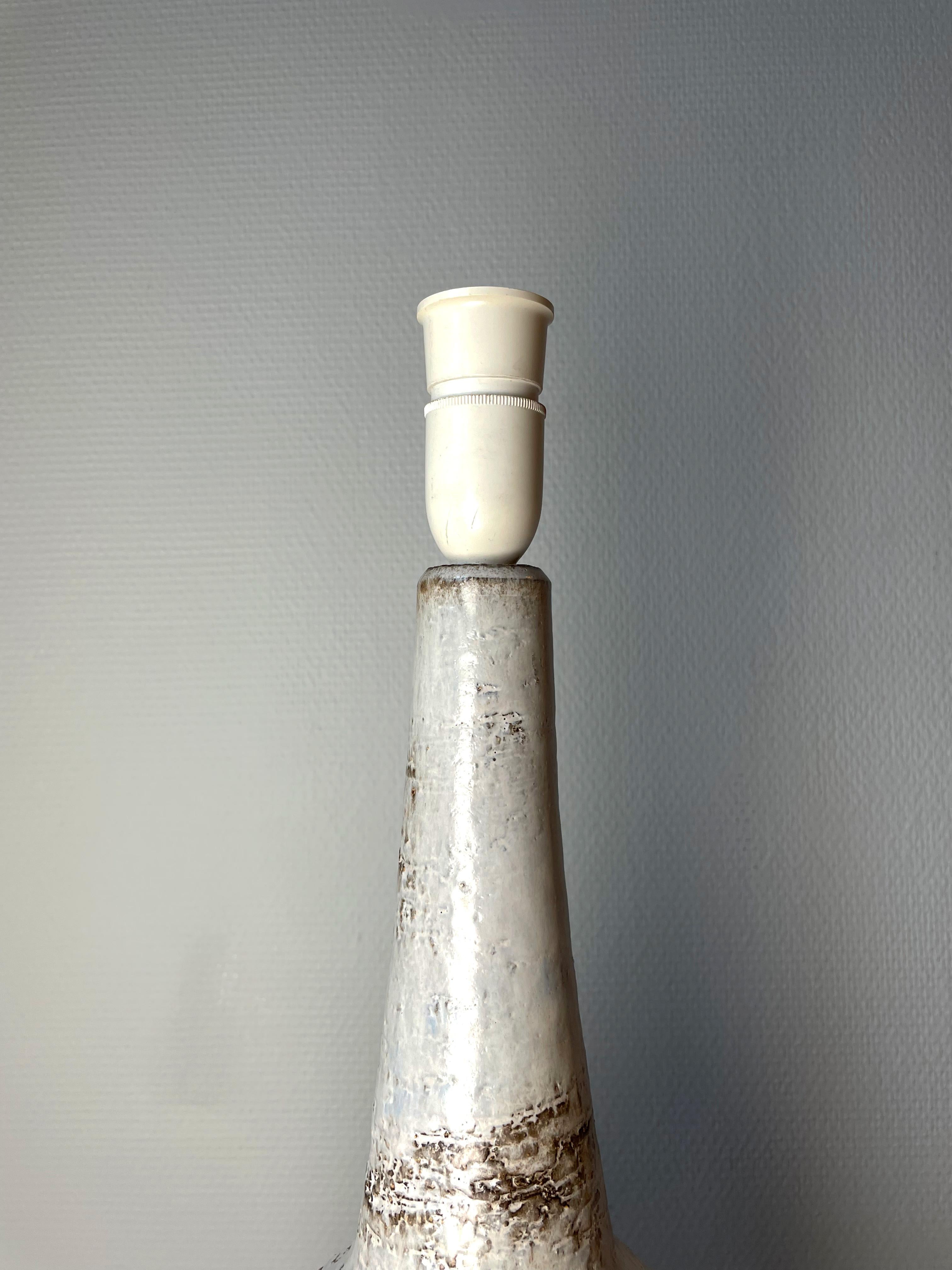 Große handgefertigte Stehlampe aus Keramik von Sejer Keramik, 1960er Jahre im Angebot 4