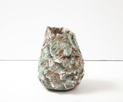 Grand vase sculptural en forme de X #3 de Dena Zemsky