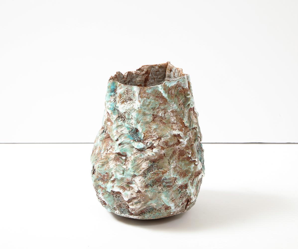 X-Large Sculptural Vase #3 by Dena Zemsky In New Condition For Sale In New York, NY