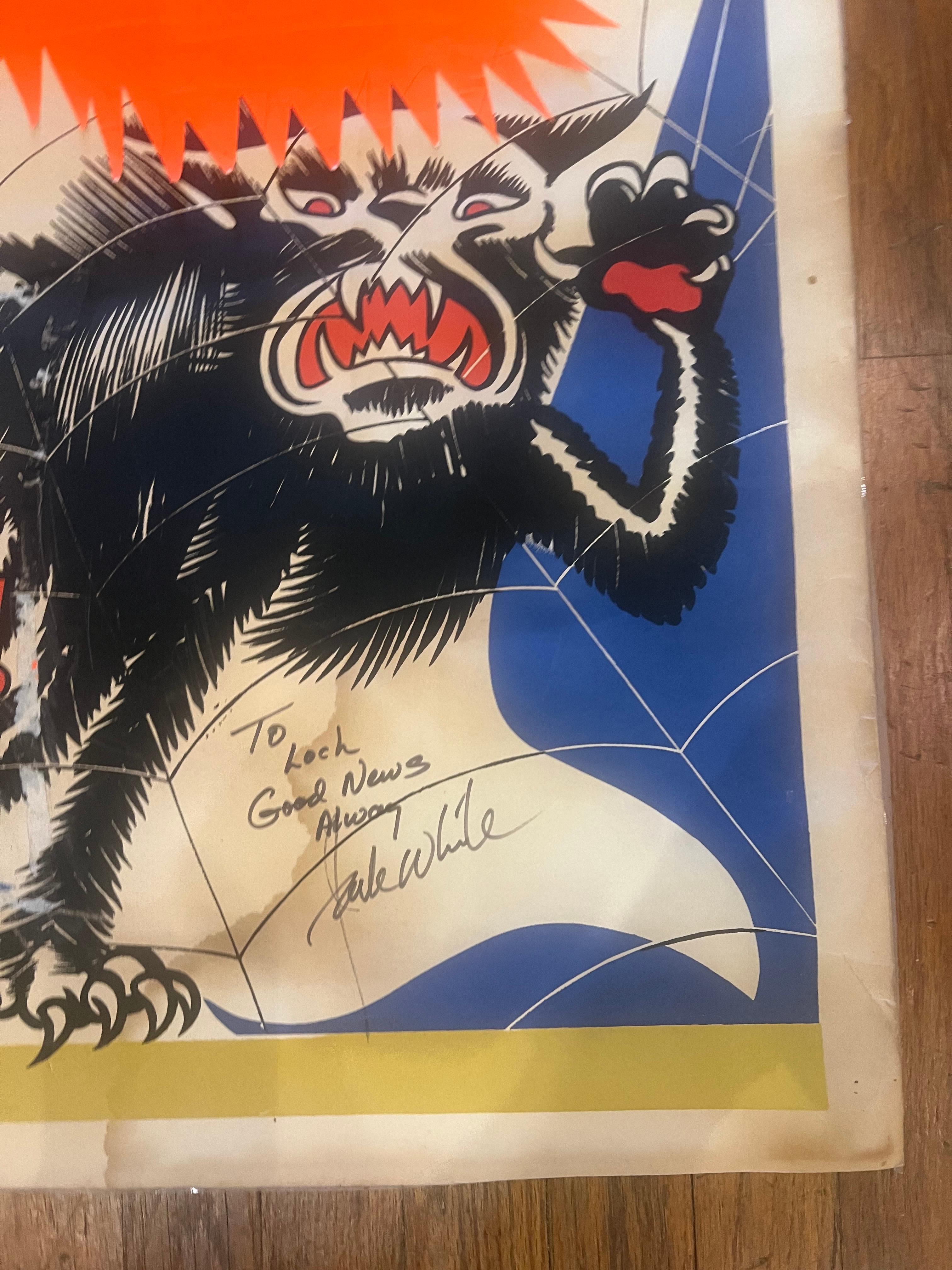 Gothic X Large Spook Show Zombie Show Original Poster Litho Signed