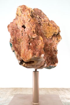 X Large Sugar-Coated Red Amethyst Geode with Sparkly Red and Pink Amethyst Druzy
