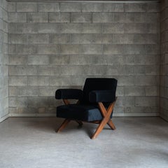 X-Leg Armchair by Pierre Jeanneret, 1960s, India