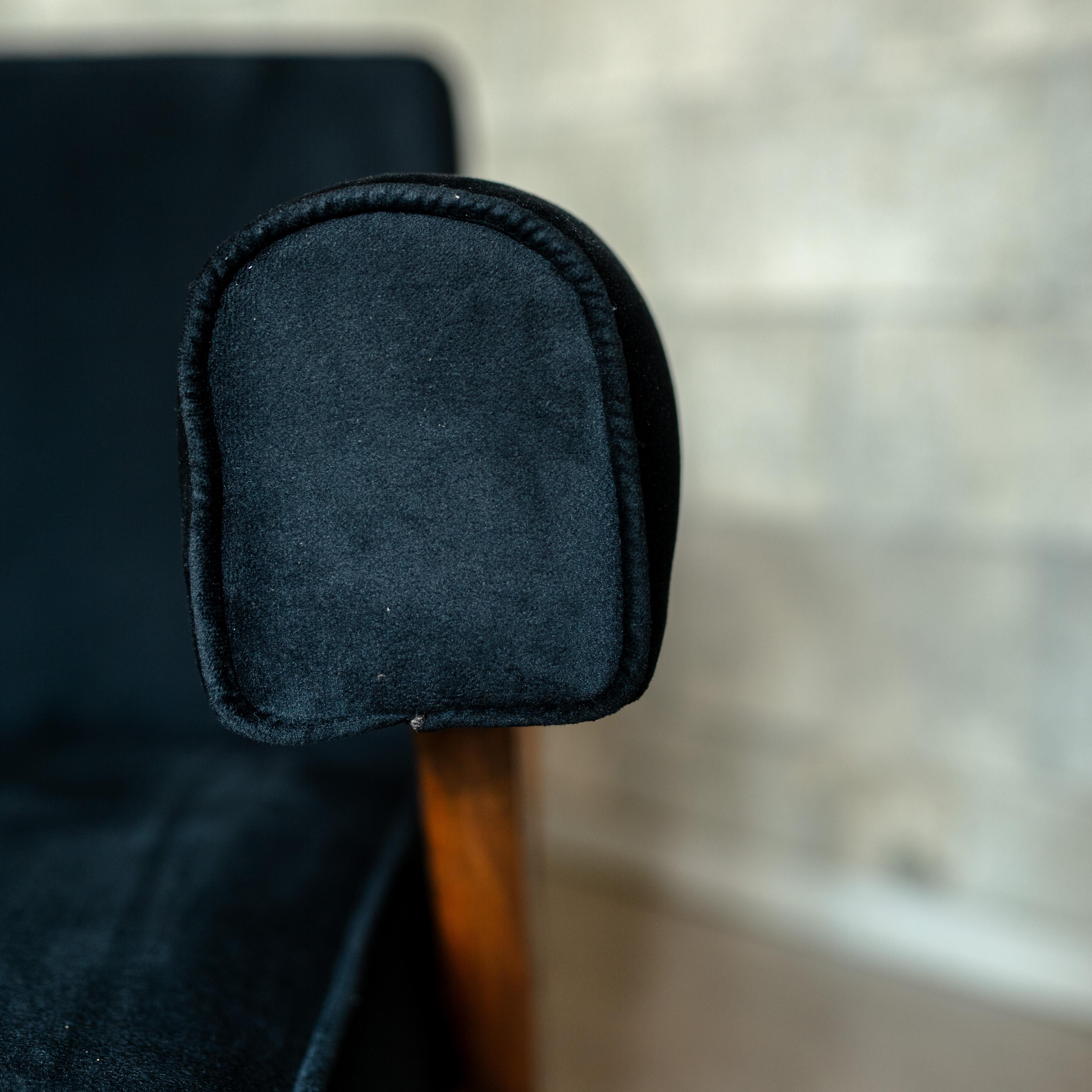 Sillón con patas en X de Pierre Jeanneret, Años 60, India en venta 3