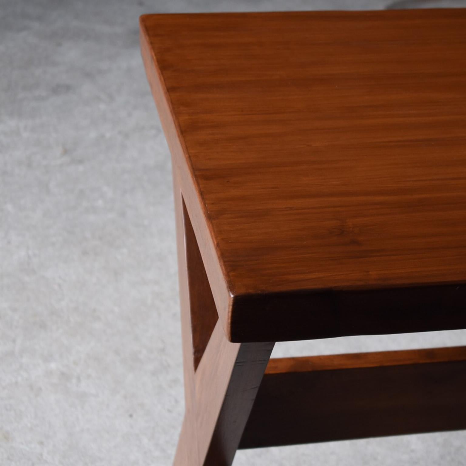 Mid-20th Century X Leg Desk by Pierre Jeanneret