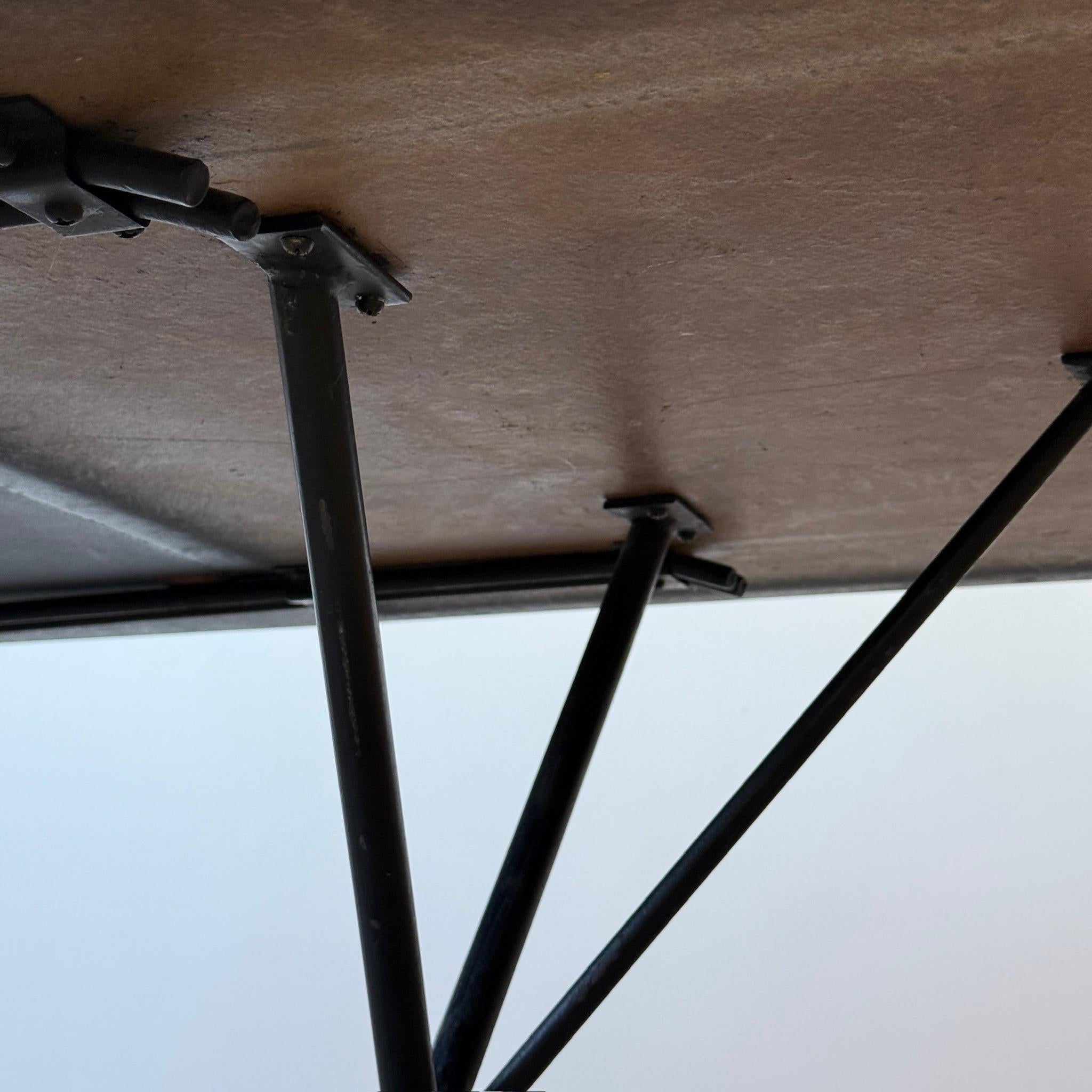 Fer Table à manger à rallonge de George Nelson pour Herman Miller en vente
