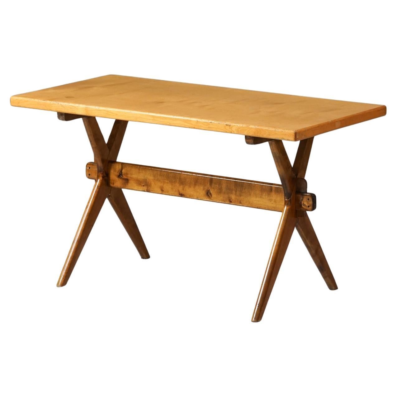 X-Leg Table, Ilmari Tapiovaara, Keravan Puuteollisuus Oy, 1950s