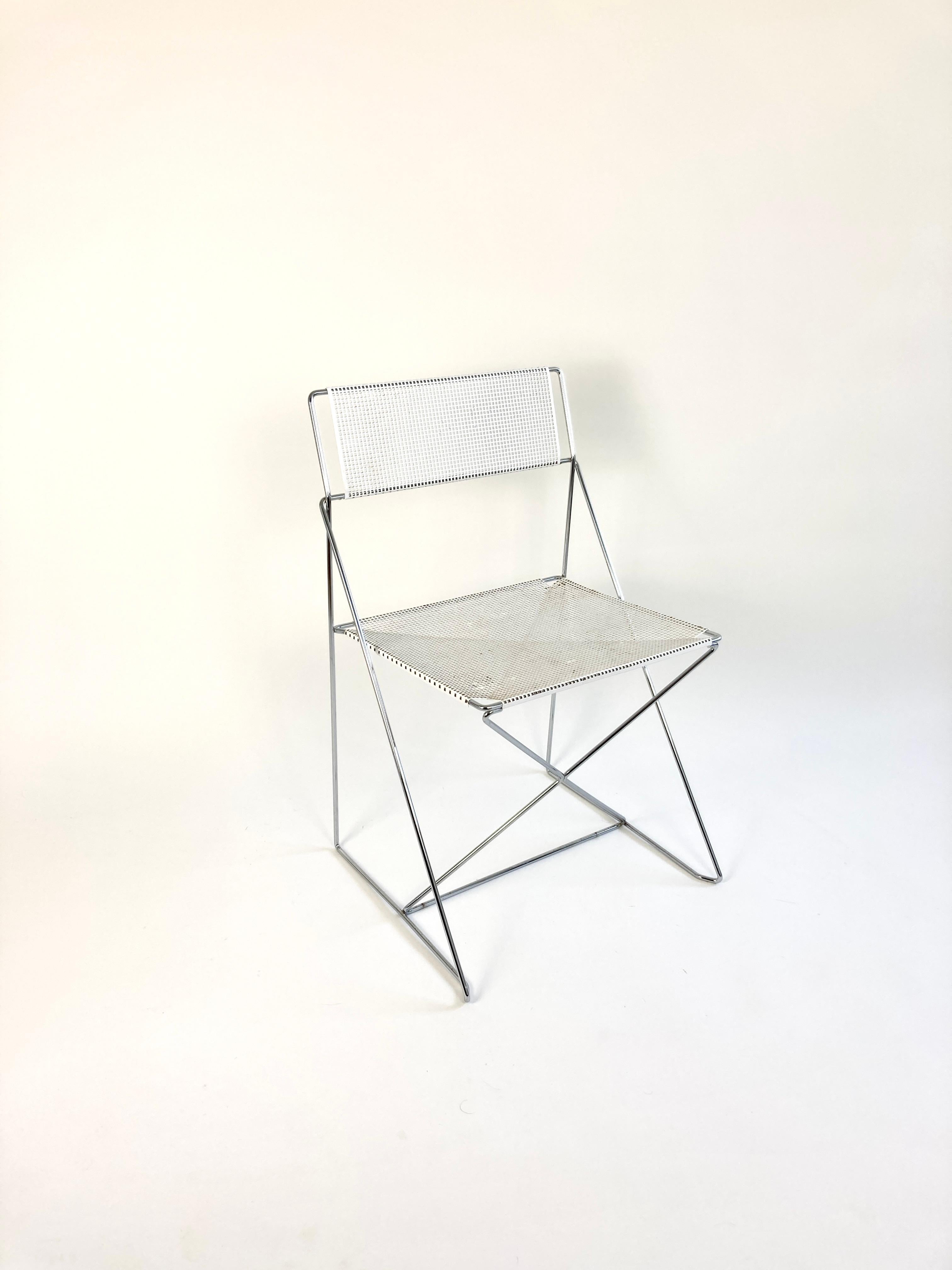 X-Line Chair by Niels Jørgen Haugesen for Hybodan, Denmark, 1970s 7