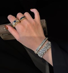 X Ljosgild Diamant-Armband