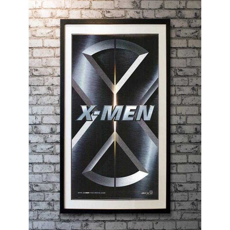 X-Men, Unframed Poster, 2000

Original US Advance One Sheet (27 x 40 inches). In a world where mutants (evolved super-powered humans) exist and are discriminated against, two groups form for an inevitable clash: the supremacist Brotherhood, and