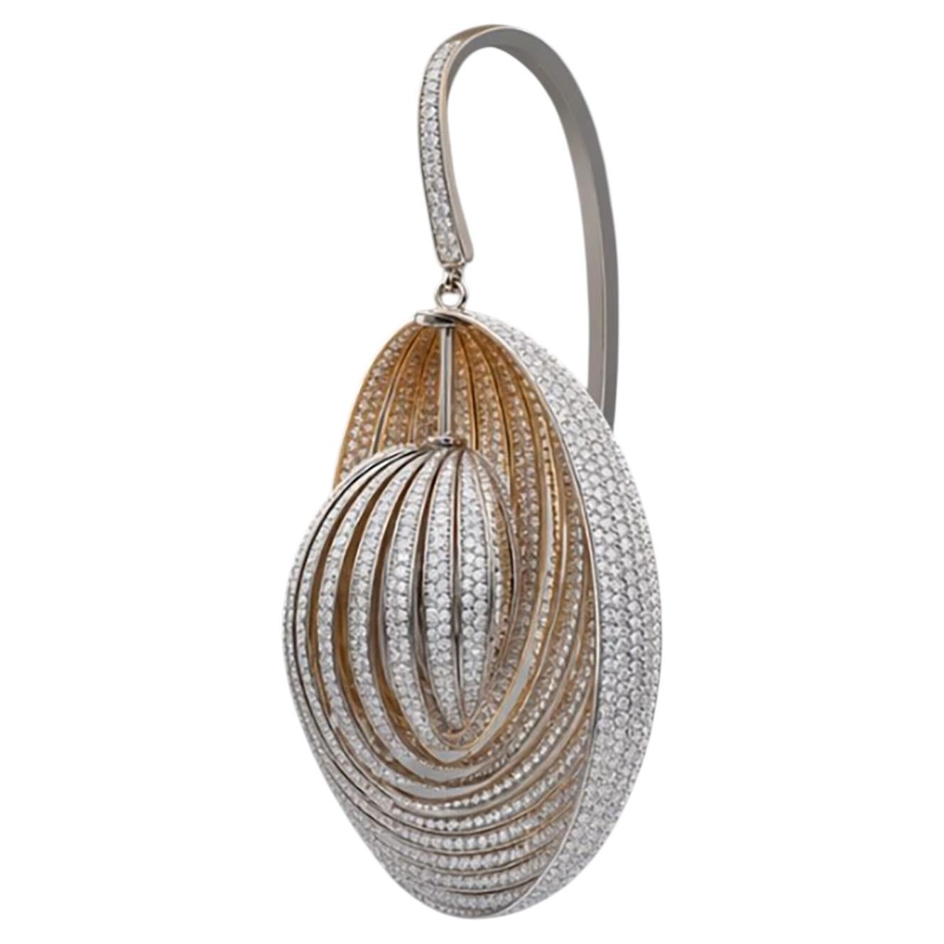 X Mobius Bloom Diamantohrringe im Angebot