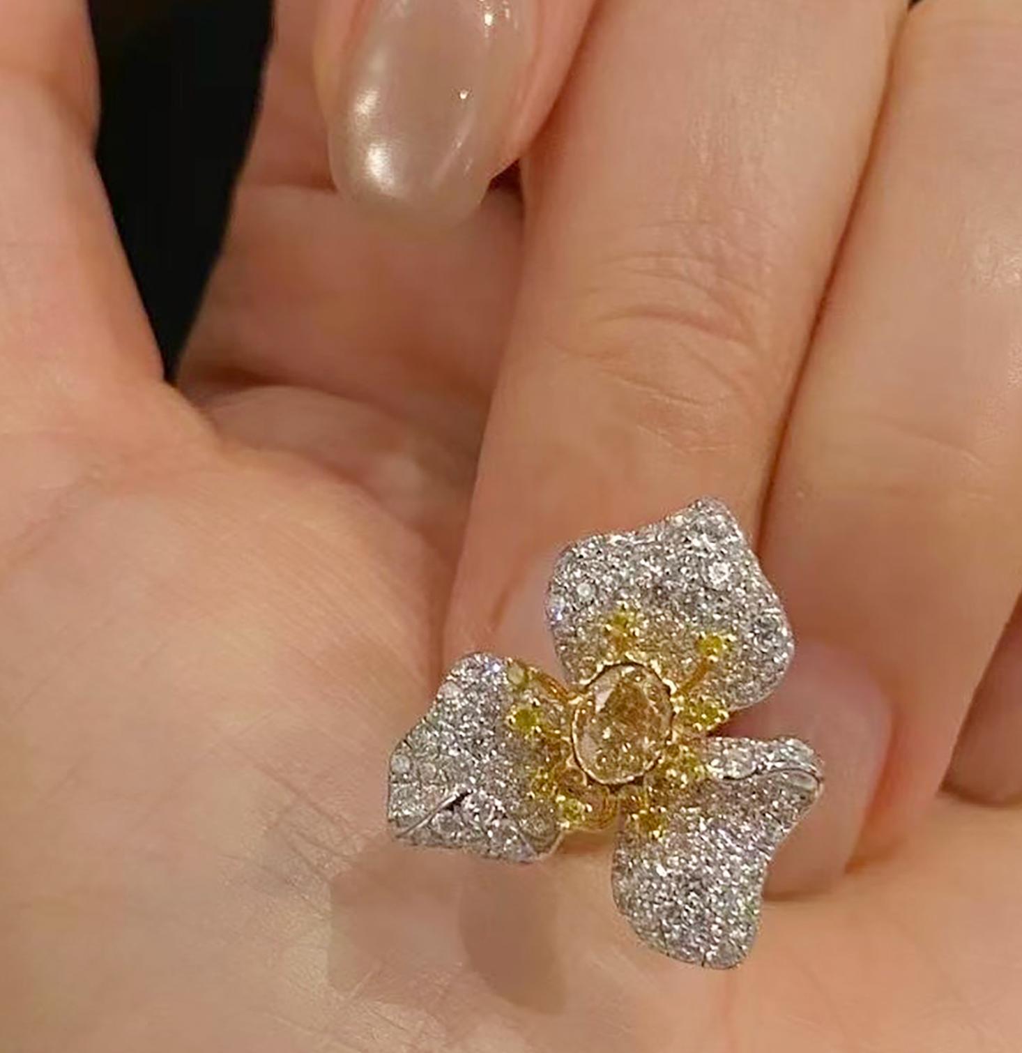 X Pansy (Art nouveau) im Angebot