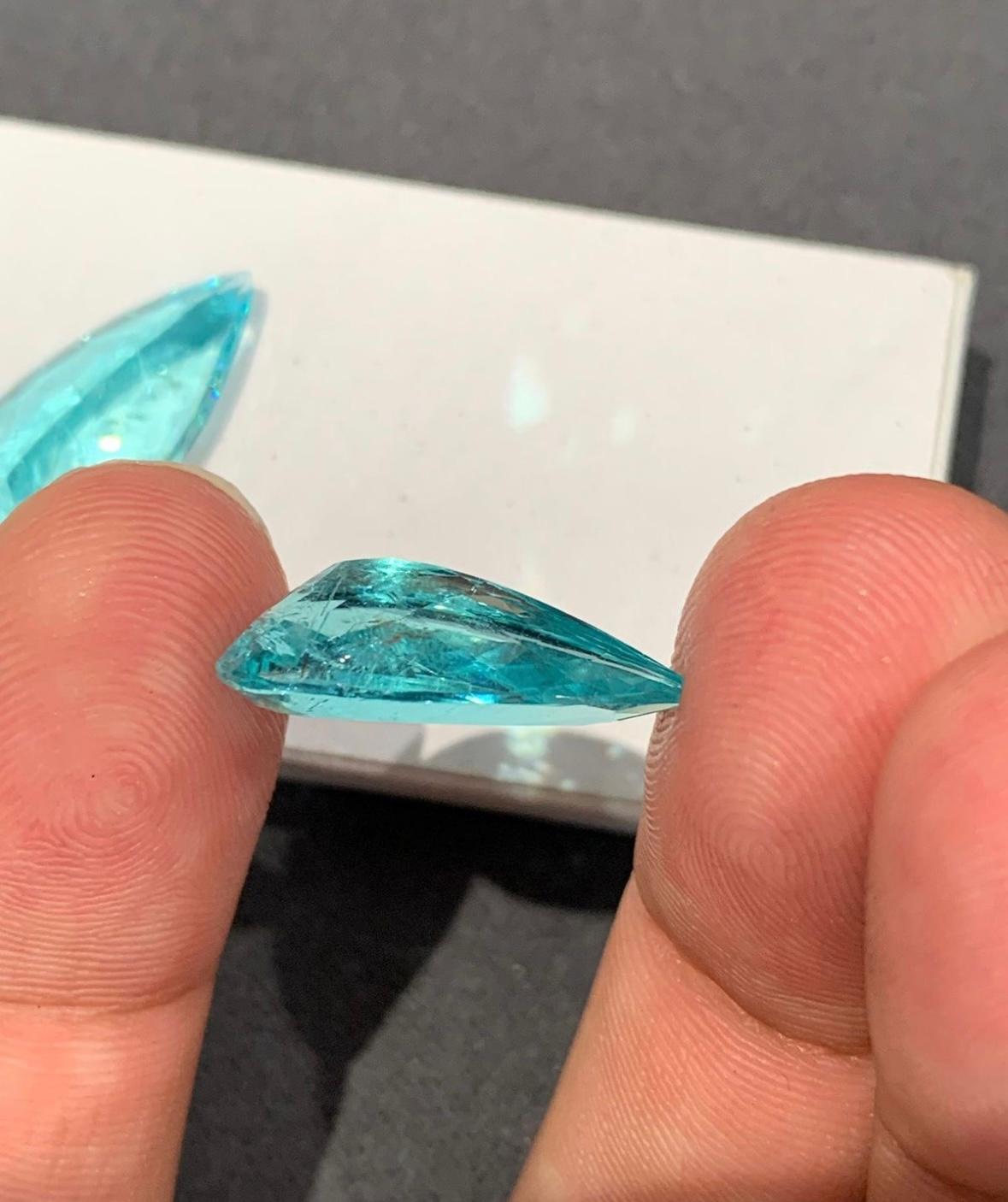 X Paraiba Certificado GIA Corte pera en venta