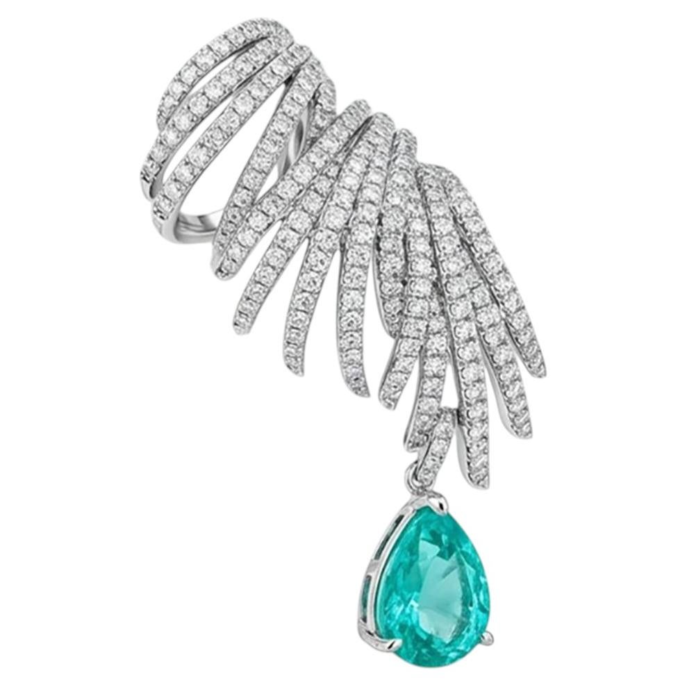 X Paraiba Summer Night Cocktail Earrings For Sale