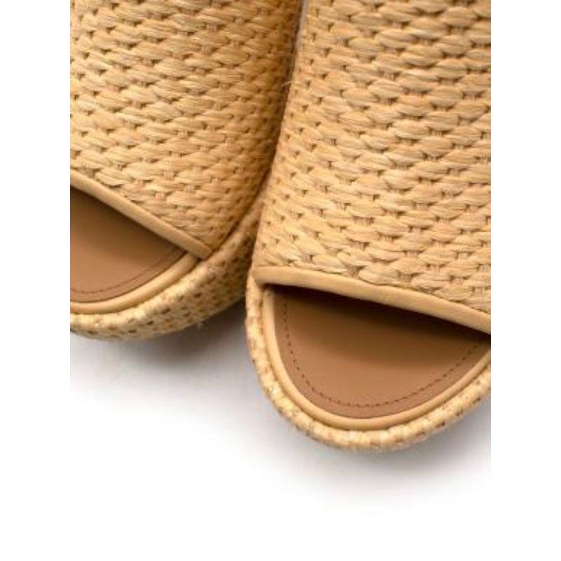 Paula''s Ibiza 125 Sand Raffia Plattform-Krüge im Angebot 3