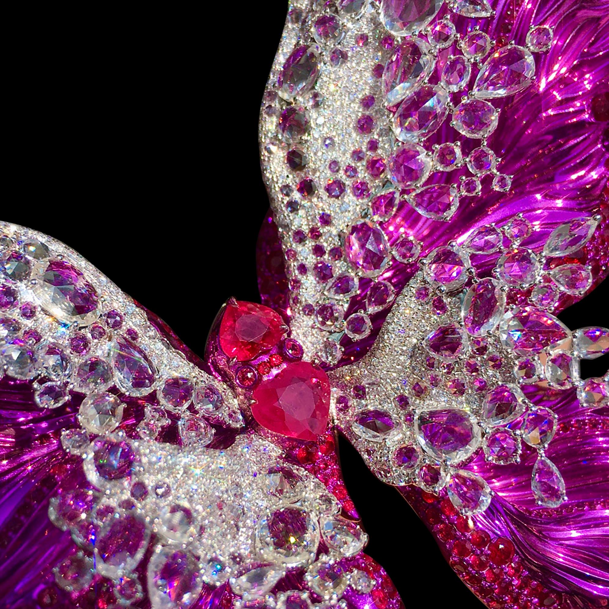 X Rosa Morpho (Art nouveau) im Angebot