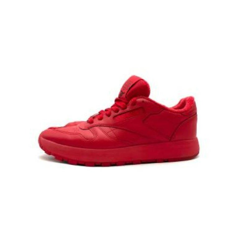 mm x reebok classic leather tabi sneakers