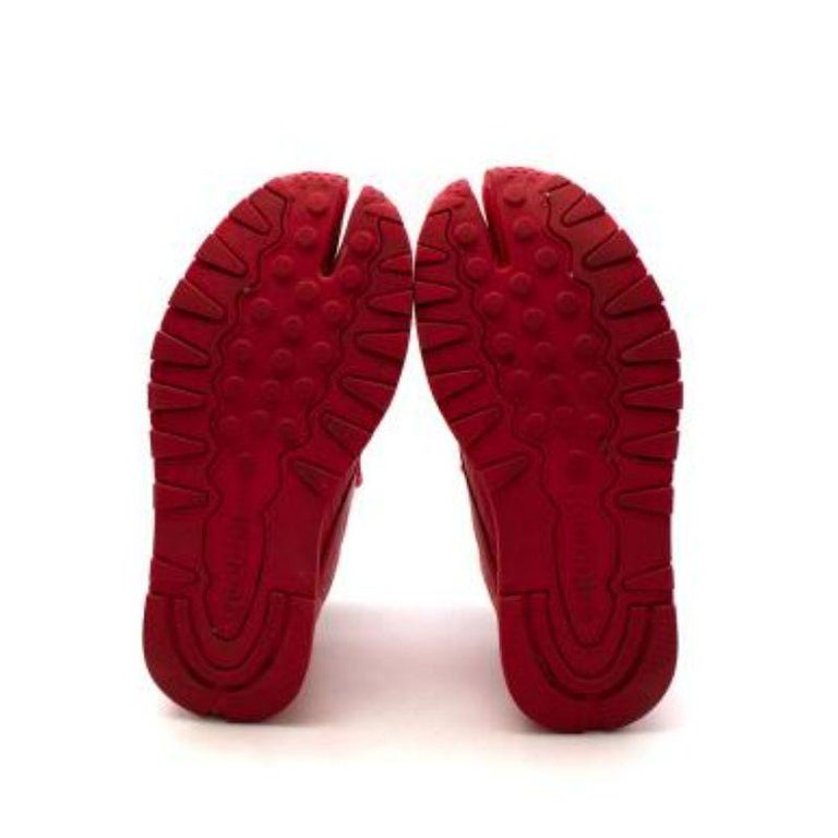 mm x reebok classic leather tabi sneakers