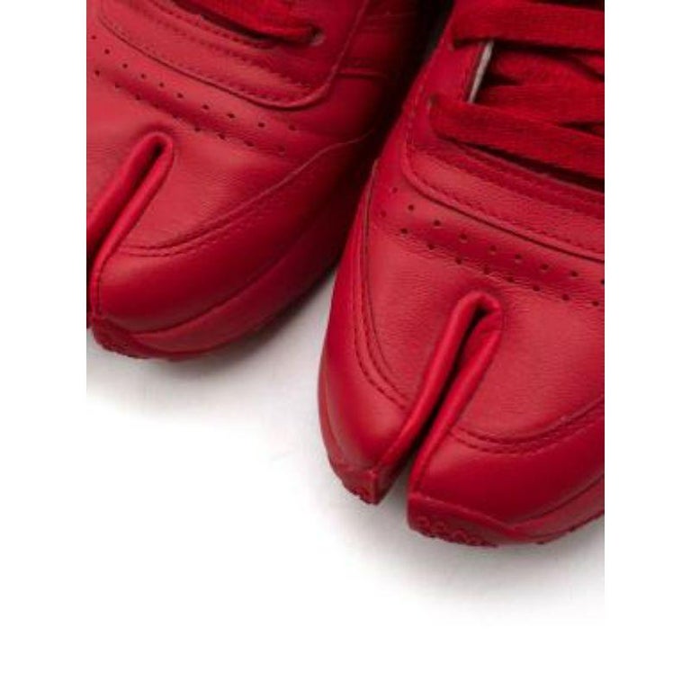 mm x reebok classic leather tabi sneakers