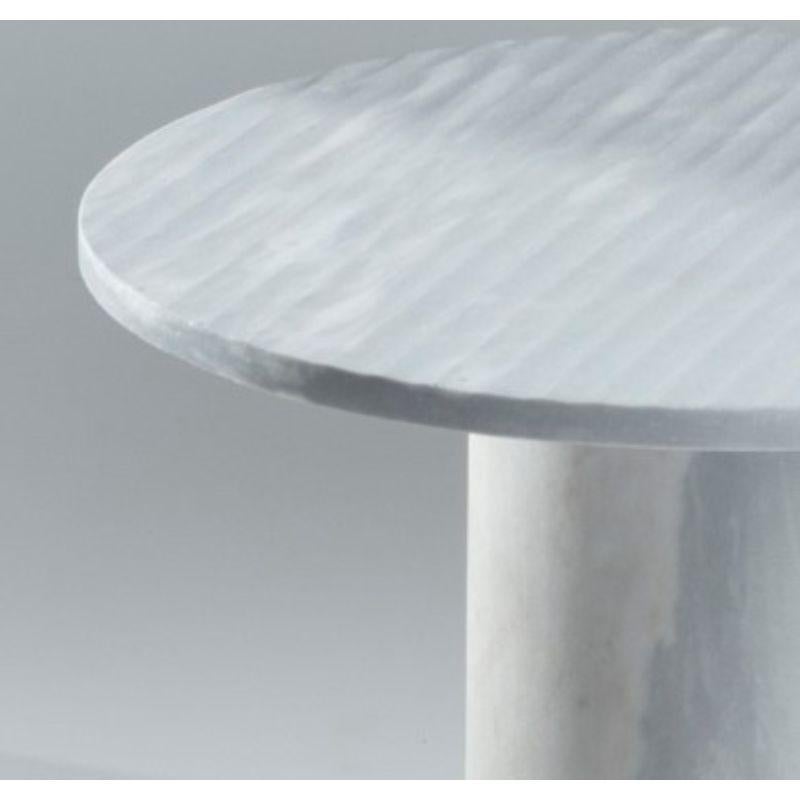 Post-Modern X-Small Game of Stone Side Table, Blue by Josefina Munoz