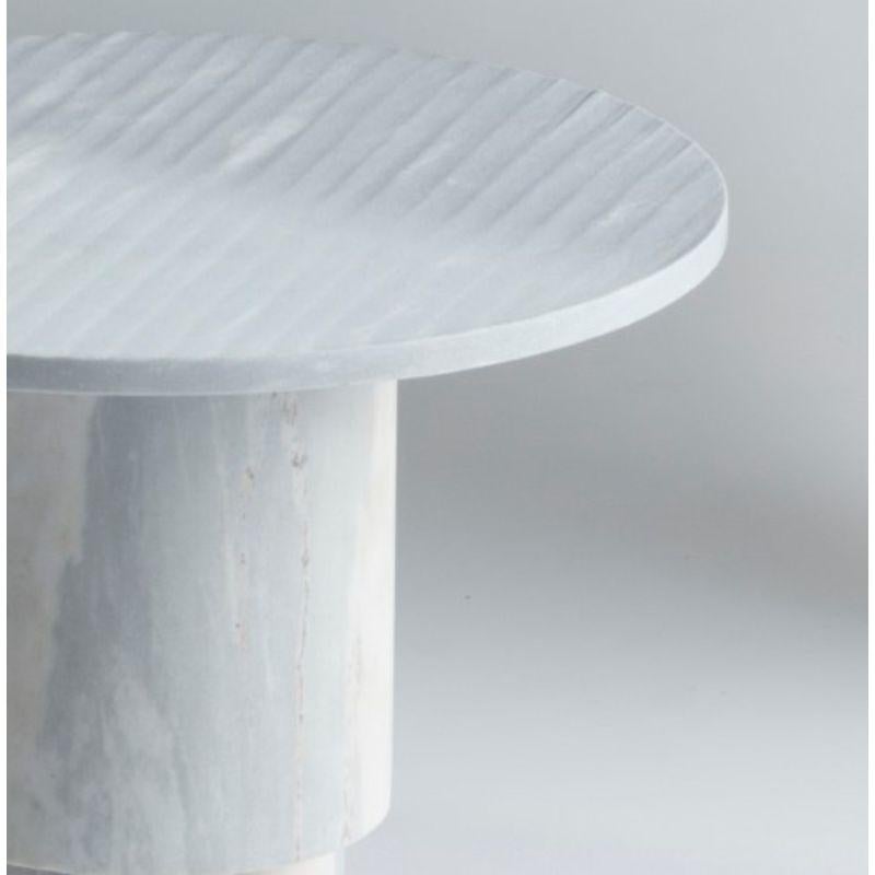 Swiss X-Small Game of Stone Side Table, Blue by Josefina Munoz