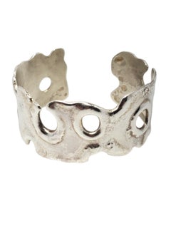 Manchette large Molten en argent sterling n° 20573