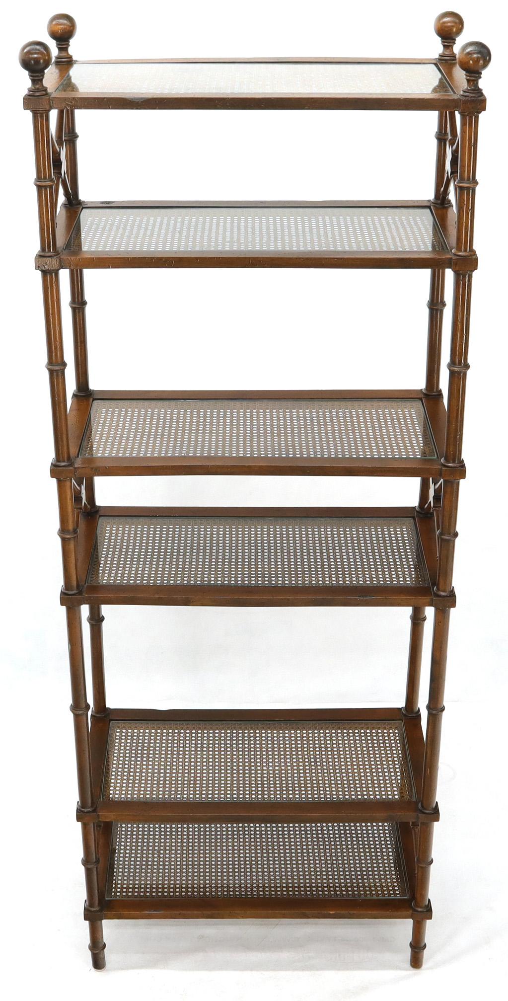 cane etagere