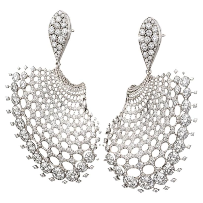 Orecchini con diamanti "X Swing and Sway"