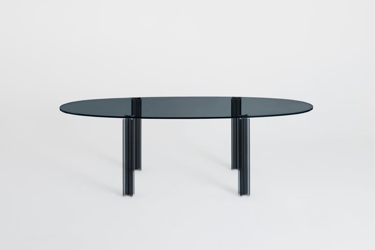 X-T Rectangular Dining Table Designed by Piero Lissoni for Glas Italia In New Condition For Sale In Macherio, IT