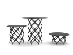 X Table System Coffee Table in Glass Top by Hsiang Han Hsu for Cappellini
