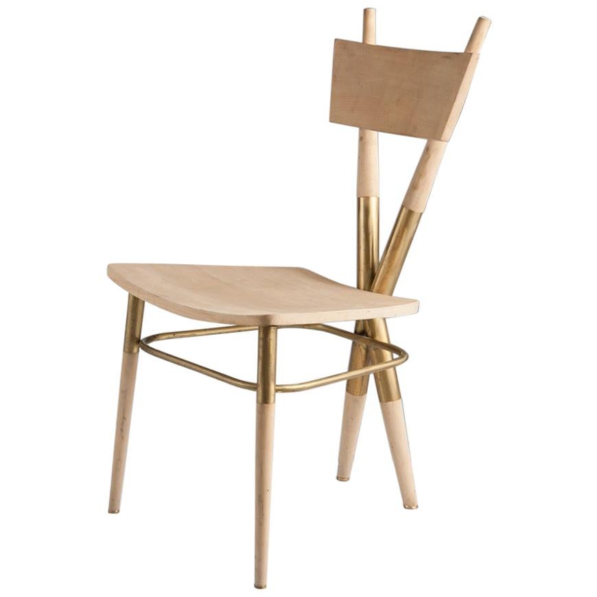 X Wooden Chair by Sema Topaloglu