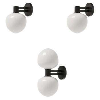 x2 Lámpara de pared negra "Memoir 120 II" + x1 "Memoir Wall 120" de GamFratesi para Lyfa en venta
