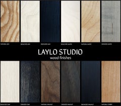 (x1) Muestra de acabado en madera y metal de Laylo Studio