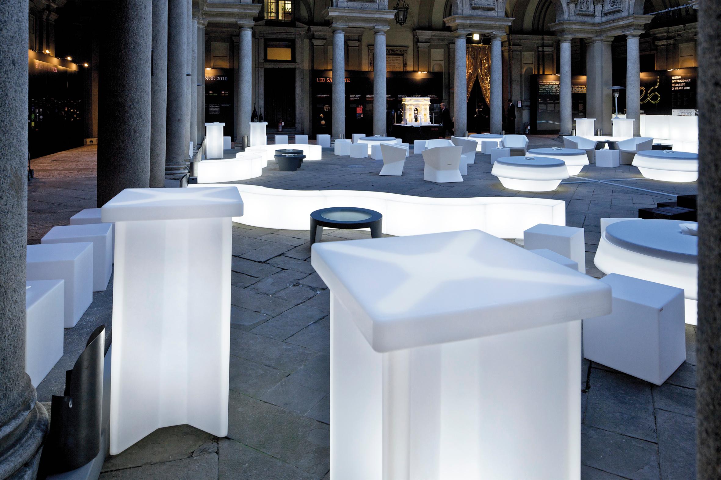 Post-Modern X2 Jet Black Table by SLIDE Studio For Sale
