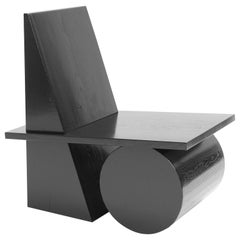 X4 Chair Contemporary Chair in Oak by Studio Verbaan