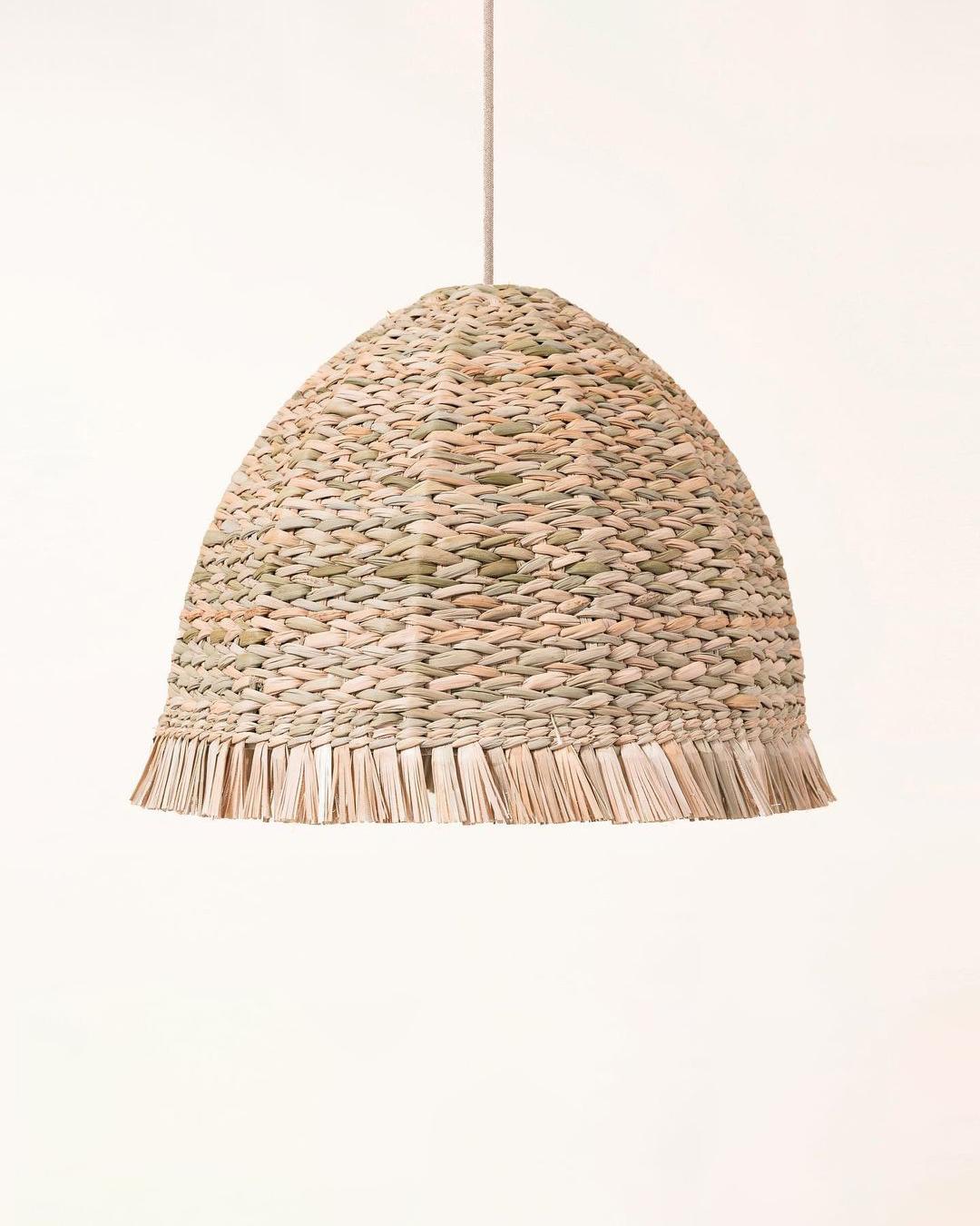 Palmwood x6 Tarasca Handwoven Natural Palm Pendant Lampshades for private client